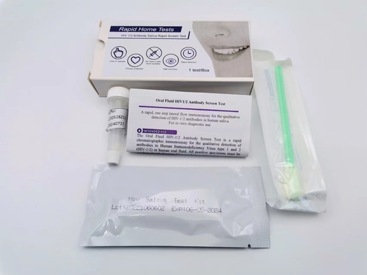 99% Oraquick สาลี HIV ความแม่นยําการทดสอบสวาบทางปาก Invbio ในการใช้ในการวินิจฉัยใน vitro