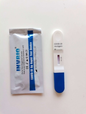 ชุดทดสอบอย่างรวดเร็ว Covid 19 ความแม่นยำสูงพร้อม Bfarm ของเยอรมนีพร้อมการรับรอง CE
