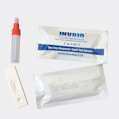 Rapid H.Pylori Antigen Stool Test Cassette / อุปกรณ์ Ce ได้รับการอนุมัติ