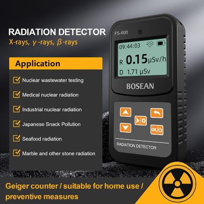 เครื่องตรวจจับนิวเคลียร์ดิจิตอลมือถือ รังสี X Ray Y Ray รังสี Geiger