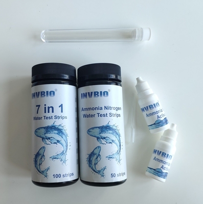ความแม่นยําสูง Invbio ทดสอบน้ําในอัควารี ย์ สเตรป อะโมเนีย นิทราต ปลา ทดสอบหมึกถัง