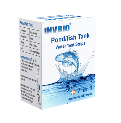 ความแม่นยําสูง Invbio ทดสอบน้ําในอัควารี ย์ สเตรป อะโมเนีย นิทราต ปลา ทดสอบหมึกถัง