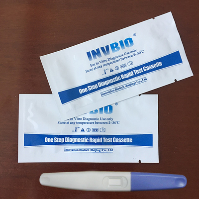 การตรวจพบในระยะแรก HCG ทดสอบปัสสาวะกลางฤดูตั้งครรภ์ ใช้ง่าย