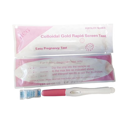 ชุดทดสอบภาวะเจริญพันธุ์กลางน้ำ Hcg การทดสอบการตั้งครรภ์ขั้นตอนเดียวใช้ในบ้าน