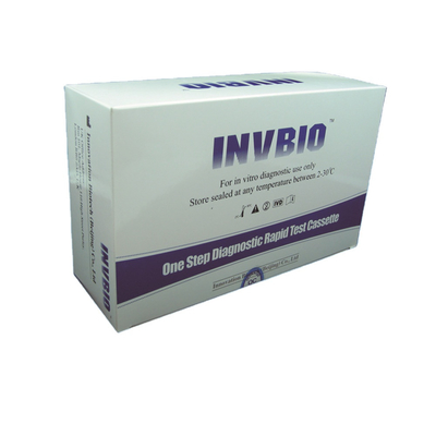Medical IVD Hcg บัตรทดสอบการตั้งครรภ์ขั้นตอนเดียว