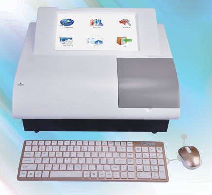 SK201 8 ช่อง Elisa Microplate Reader เครื่องวิเคราะห์เคมีทางคลินิก