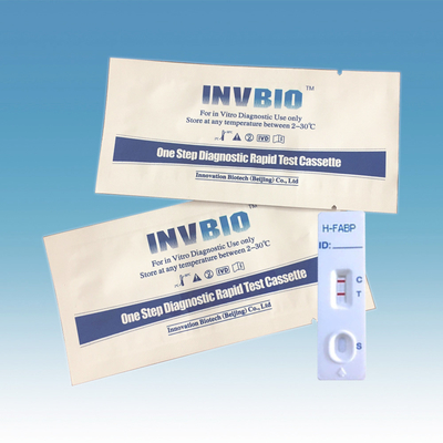 3.00 มม. เทปทดสอบอย่างรวดเร็วของหัวใจโปรตีนผูกมัดโปรตีน H-FABP Test