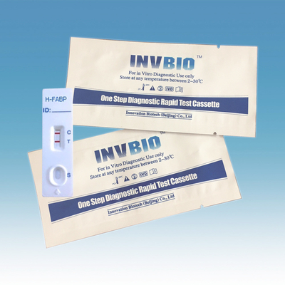 3.00 มม. เทปทดสอบอย่างรวดเร็วของหัวใจโปรตีนผูกมัดโปรตีน H-FABP Test