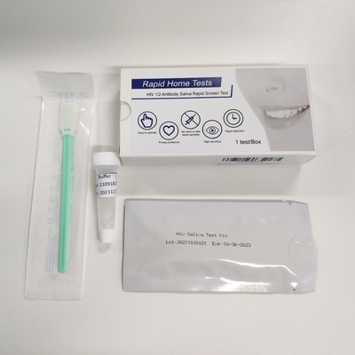 ชุดทดสอบ Antigen Rapid Saliva Hiv สำหรับโรคติดเชื้อ