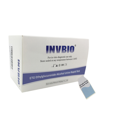 Dipcard 3.00mm Ethylglucuronide ETG ชุดทดสอบแอลกอฮอล์ในปัสสาวะ Dipcard