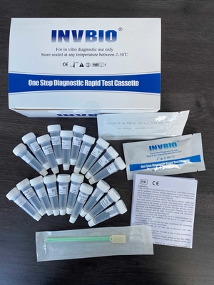 ชุดทดสอบแอนติเจนที่บ้าน 10-20 นาที น้ำลาย Coronavirus อย่างรวดเร็ว CE FSC