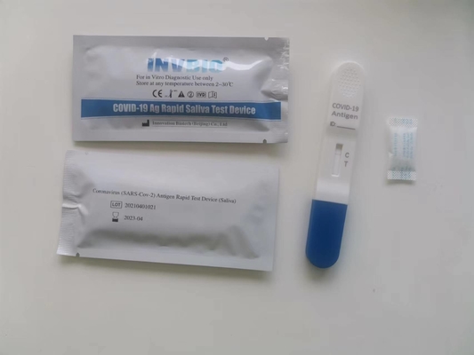 ความไว 95.6% อุปกรณ์ทดสอบอย่างรวดเร็ว Nasopharyngeal Swab Lollipop