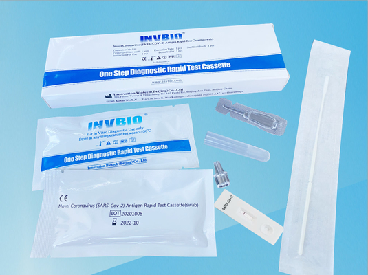 SARS-CoV-2 Rapid Rtk Nasal Swab ที่บ้าน Antigen Test Kit Card รายการทั่วไปของสหภาพยุโรป