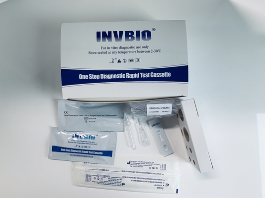 ความแม่นยำเหนือ 99% ชุดทดสอบอย่างรวดเร็วของ Covid 19 Nasal Swab Collection