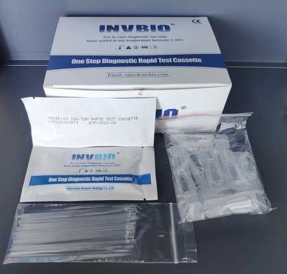 SARS-CoV-2 Serum Plasma IgG IgM Antibody Test Kit ที่บ้าน 25 ชิ้น/ กล่อง