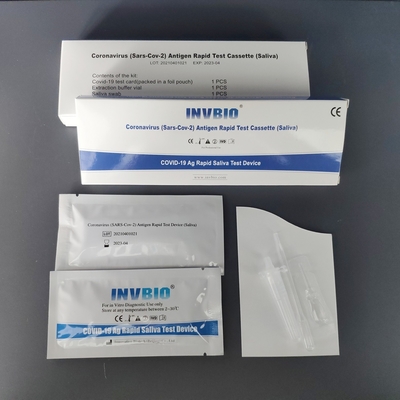 Coronavirus Covid 19 Self Rtk Ag น้ำลายน้ำลายทดสอบความจำเพาะ 100%