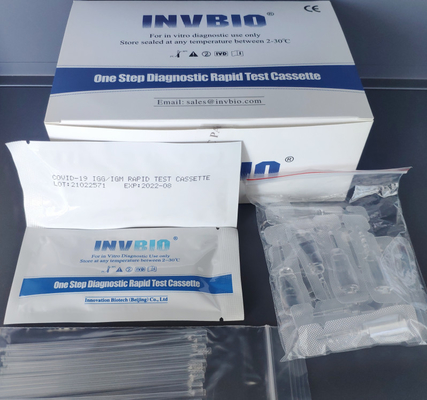 CE FSC FDA IgG IgM Colloidal Gold ชุดทดสอบอย่างรวดเร็วสำหรับแอนติบอดี COVID19
