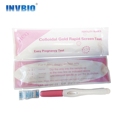 ชุดทดสอบภาวะเจริญพันธุ์ในเพศหญิงด้วยตนเอง Hcg Pregnancy Rapid Test Midstream