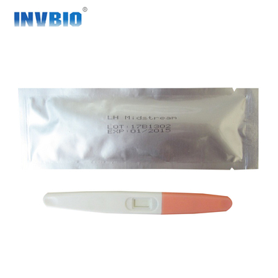 5 นาที IVD LH Ovulation Urine Midstream Strip For Women