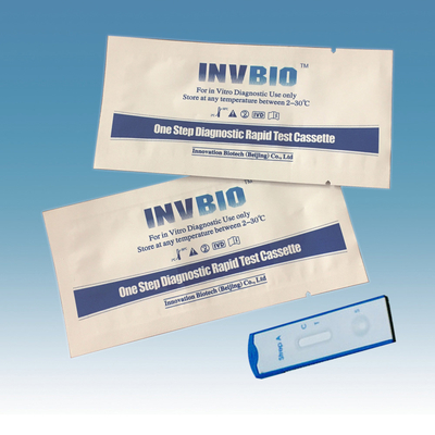 ขั้นตอนเดียว Immunoassay Strep ชุดทดสอบโรคติดเชื้ออย่างรวดเร็ว Throat Swab