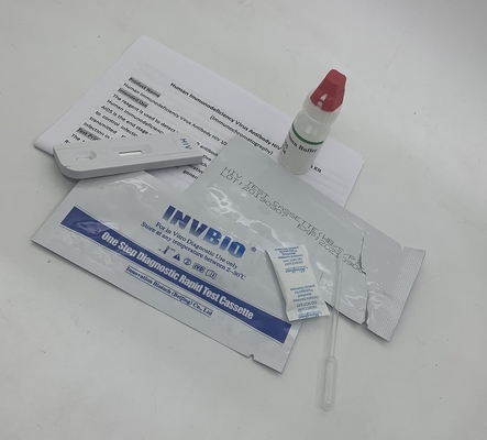 Medical IVD เลือดครบชุด Tri Line HIV ชุดทดสอบอย่างรวดเร็วความแม่นยำ 99%