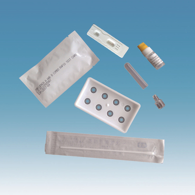 Throat Swab โรคติดเชื้อทางจมูก Rapid Test Kits ไวรัสไข้หวัดใหญ่ A + B
