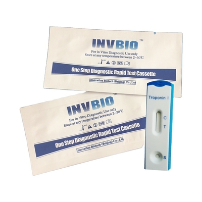 การวินิจฉัยทางคลินิก Troponin Strip Test Uncut Sheets บรรจุภัณฑ์ OEM