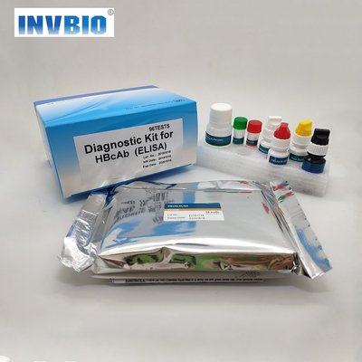 การวินิจฉัยทางการแพทย์ HBsAb Elisa รีเอเจนต์ทดสอบ OEM การบรรจุ