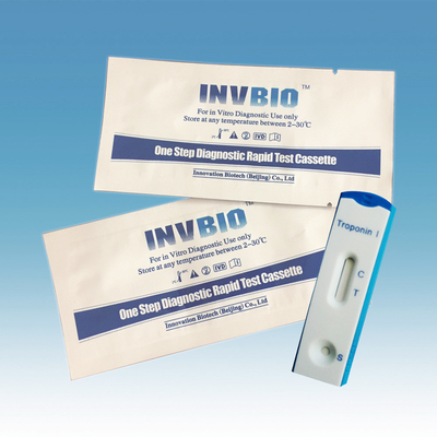 ชุดตรวจเลือด CTnI Troponin I Rapid 25 Cassette / Box