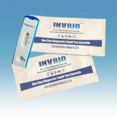 ชุดตรวจเลือด CTnI Troponin I Rapid 25 Cassette / Box