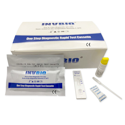 FDA CE อนุมัติการ์ดทดสอบอย่างรวดเร็วของ Covid 19 IgG IgM Antibody Home Kit