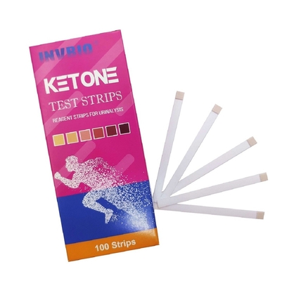 Ketone Reagent แผ่นทดสอบปัสสาวะ 1 Parameter Medical Diagnostic