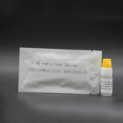 One Step CK-MB Cardiac Marker Troponin I Rapid Test Kit การตรวจจับเชิงคุณภาพ