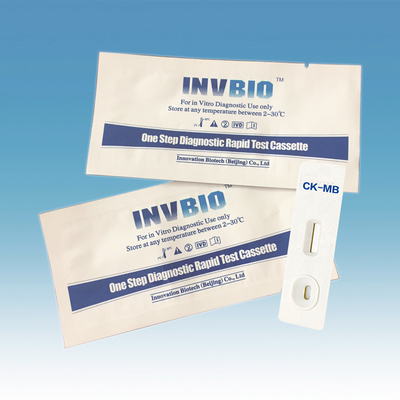 One Step CK-MB Cardiac Marker Troponin I Rapid Test Kit การตรวจจับเชิงคุณภาพ