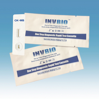 One Step CK-MB Cardiac Marker Troponin I Rapid Test Kit การตรวจจับเชิงคุณภาพ
